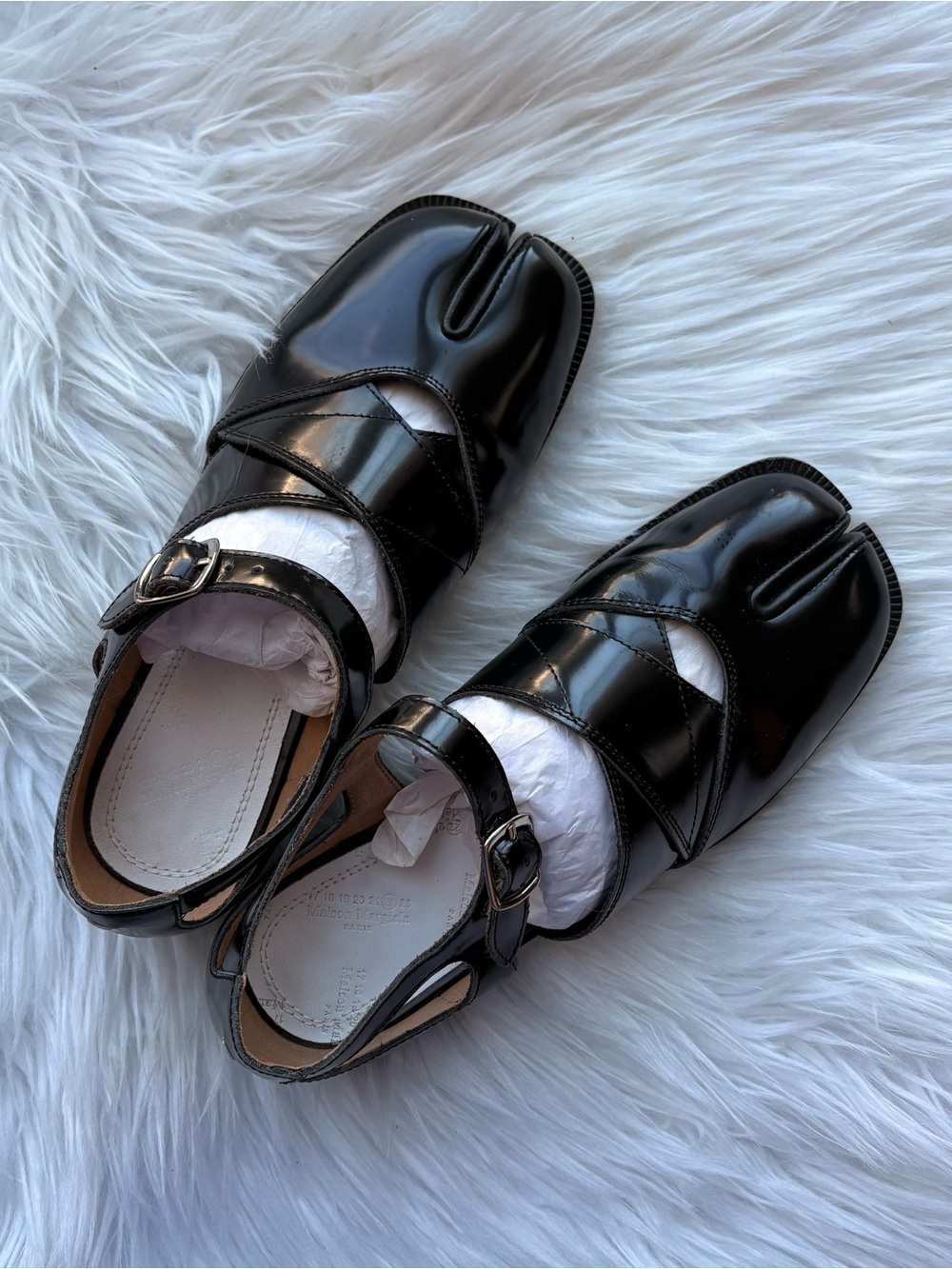 Maison Margiela Tabi leather sandals - Picture 2 of 6
